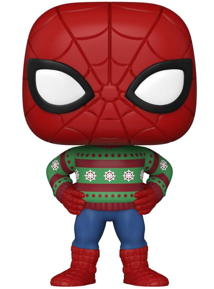 Figurina Funko Pop Marvel Holiday Spider-Man (SWTR) Bobble-Head 9cm