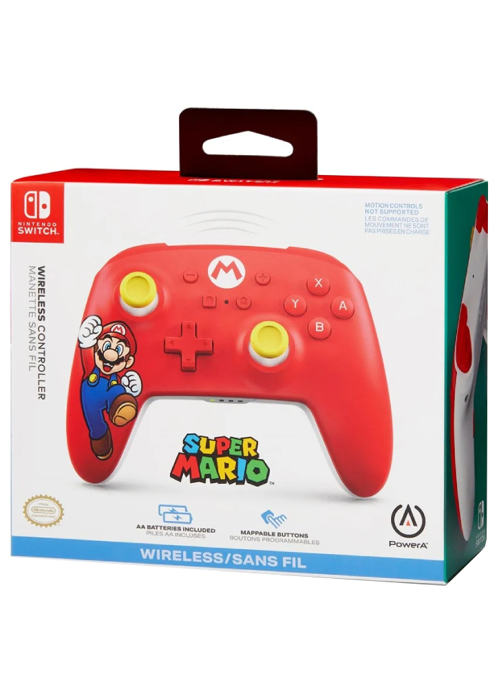 Controller PowerA Wireless Mario Joy - Nintendo Switch