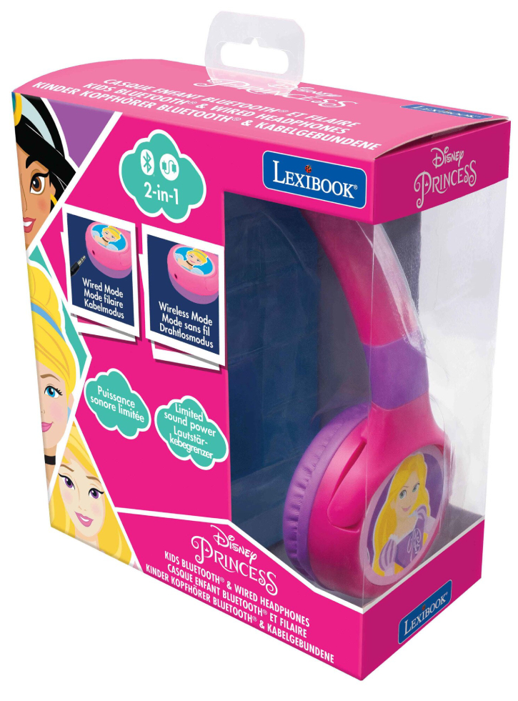 Casti Lexibook Disney Princess Bluetooth