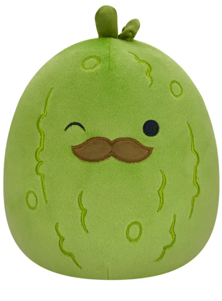 Plus Squishmallow Charles The Pickle With Mustache 19cm (4069P16)