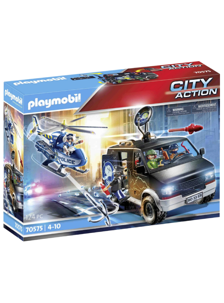 Playmobil Police helicopter pursuit of the escape (70575)