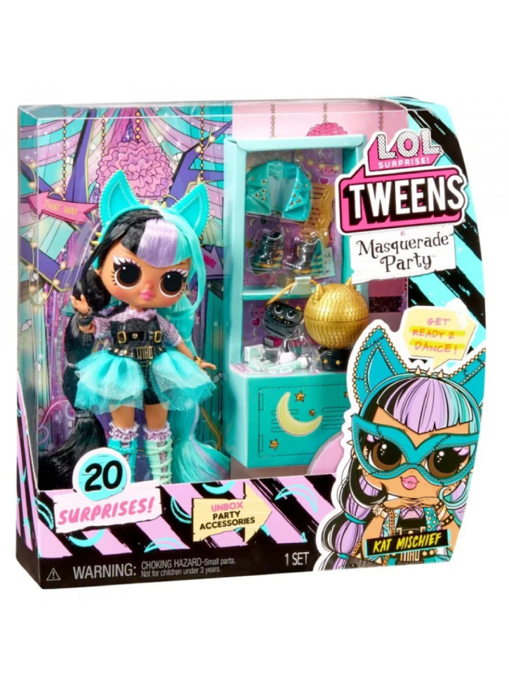 Papusa L.O.L Surprise Tweens Masquerade Kat Mischief (584094)