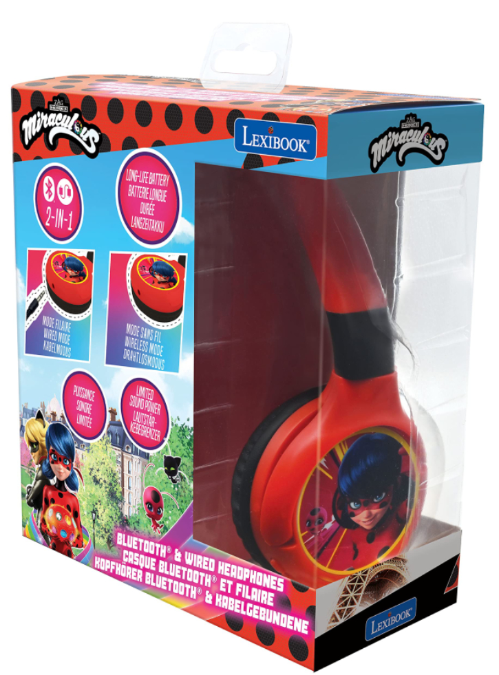 Casti Lexibook Miraculous Bluetooth