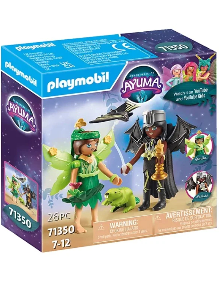 Figurine Playmobil Forest Fairy & Bat Fairy with Soul Animals