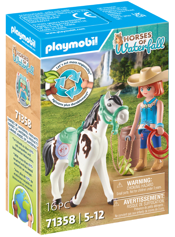 Figurine Playmobil Feeding Time with Ellie & Sawdust