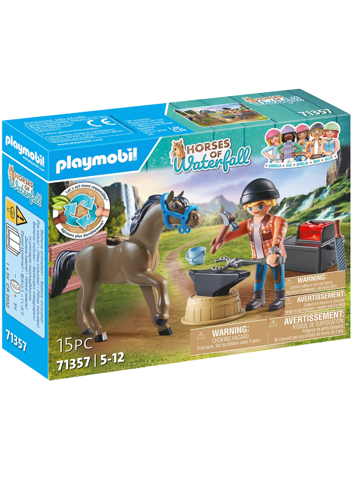Figurine Playmobil Farrier Ben & Achilles