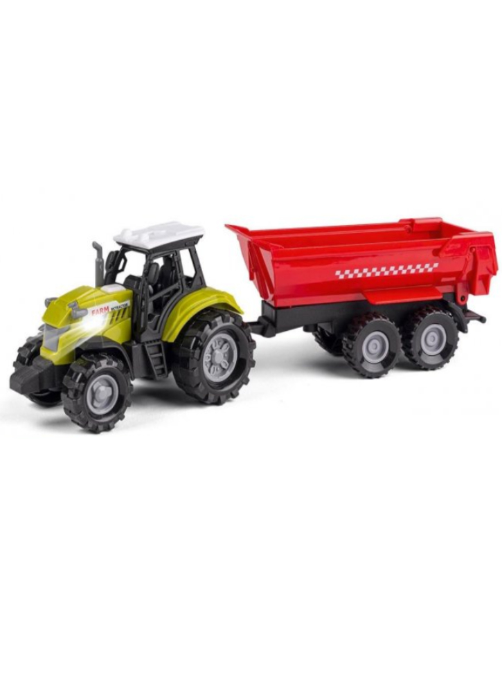Tractor Bull & trailer random (41846)