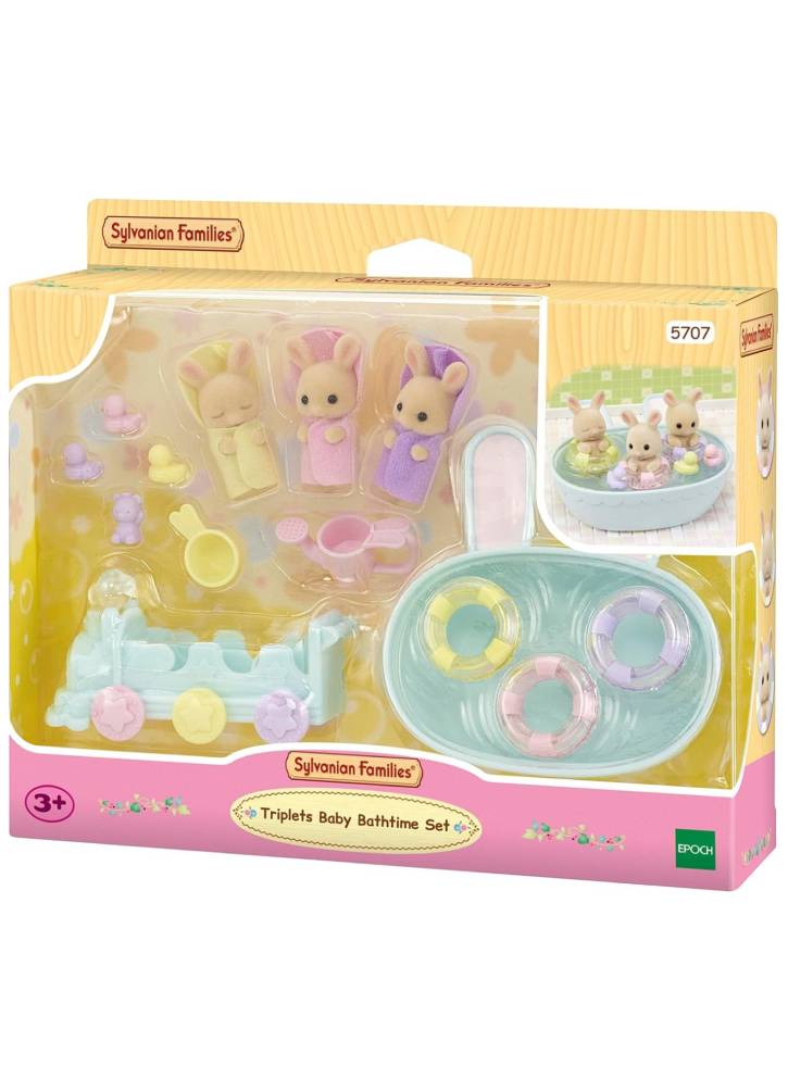 Set Sylvanian Families Triplets Baby Bathtime (5707)