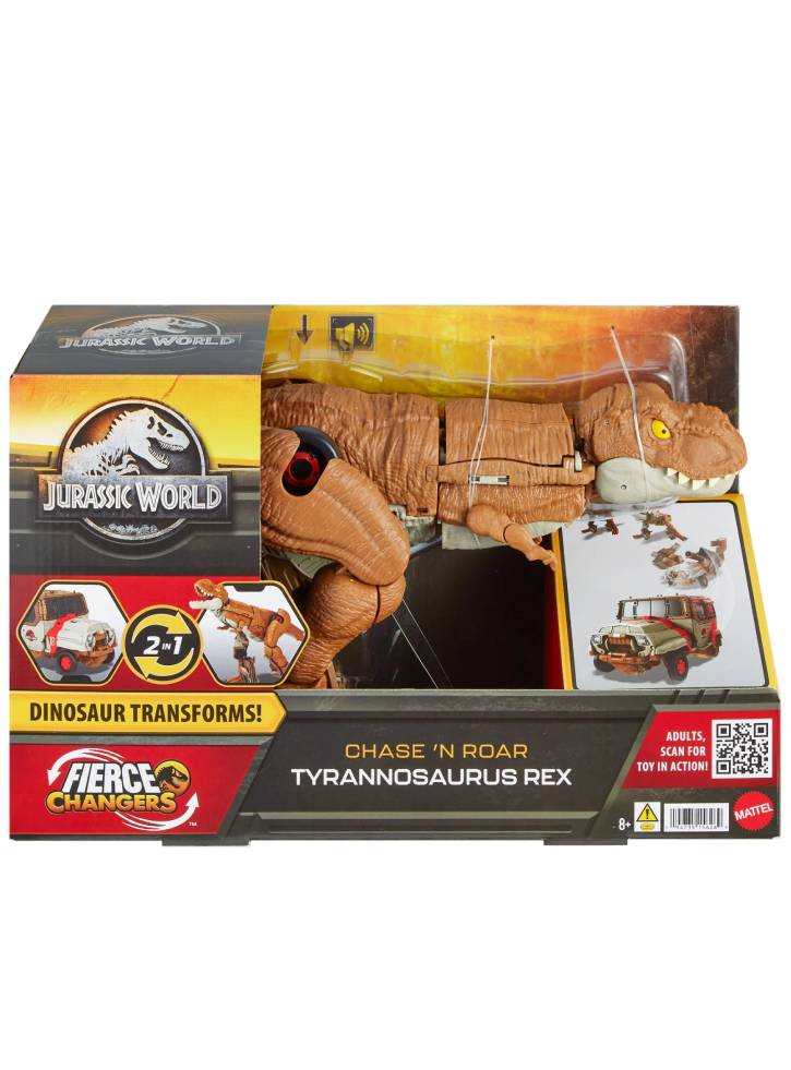 Dinozaur Jurassic World Fierce Changers Chase & Roar Tyrannosaurus Rex (HPD38)