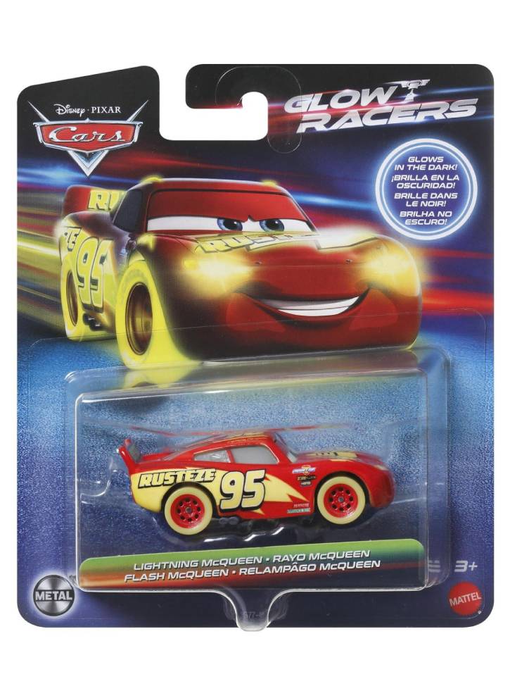 Masina Disney Cars Night Racing McQueen (HPG77)