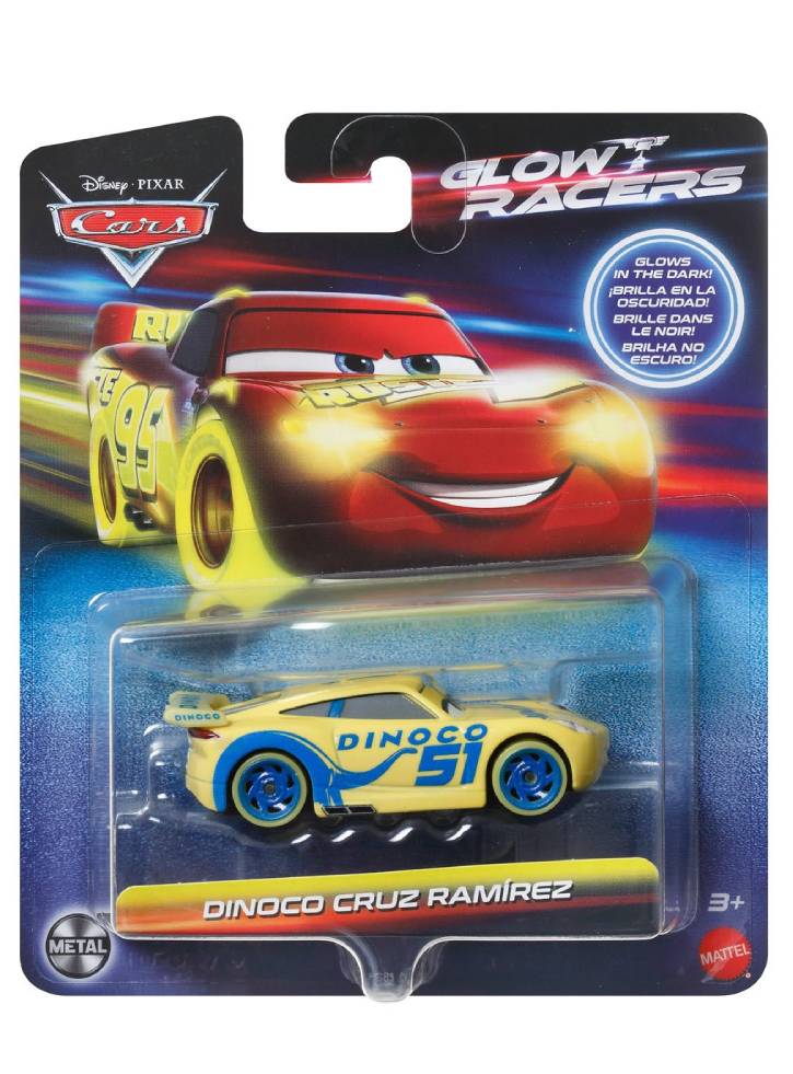 Masina Disney Cars Night Racing Dinoco Cruz Ramirez (HPG81)