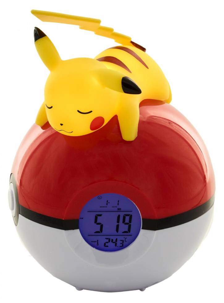 Lampa Pokemon Pikachu Alarm Clock FM (52800POKE9)