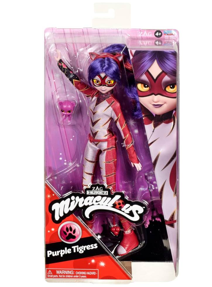 Papusa Miraculous Core Fashion Purple Tigress 26cm