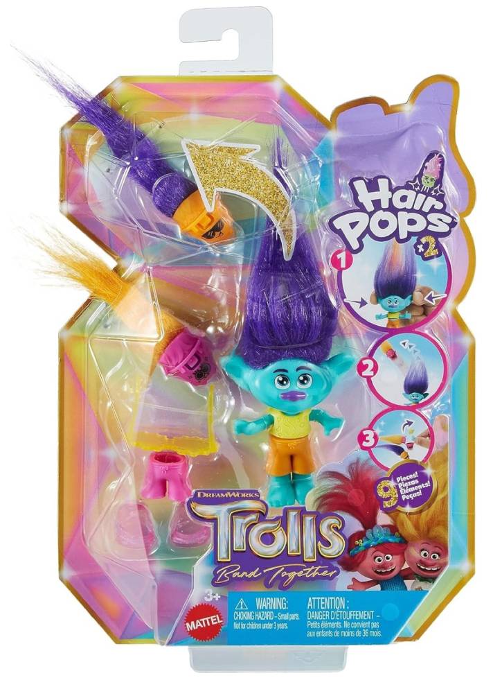 Papusa Trolls Mini Hair Pops (HNF12)