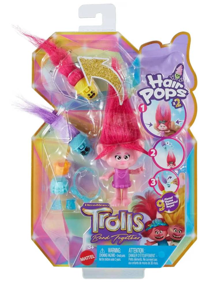 Papusa Trolls Mini Hair Pops (HNF10)