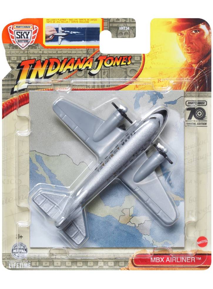 Matchbox Sky Busters Indiana Jones MBX Airliner (HLJ19)