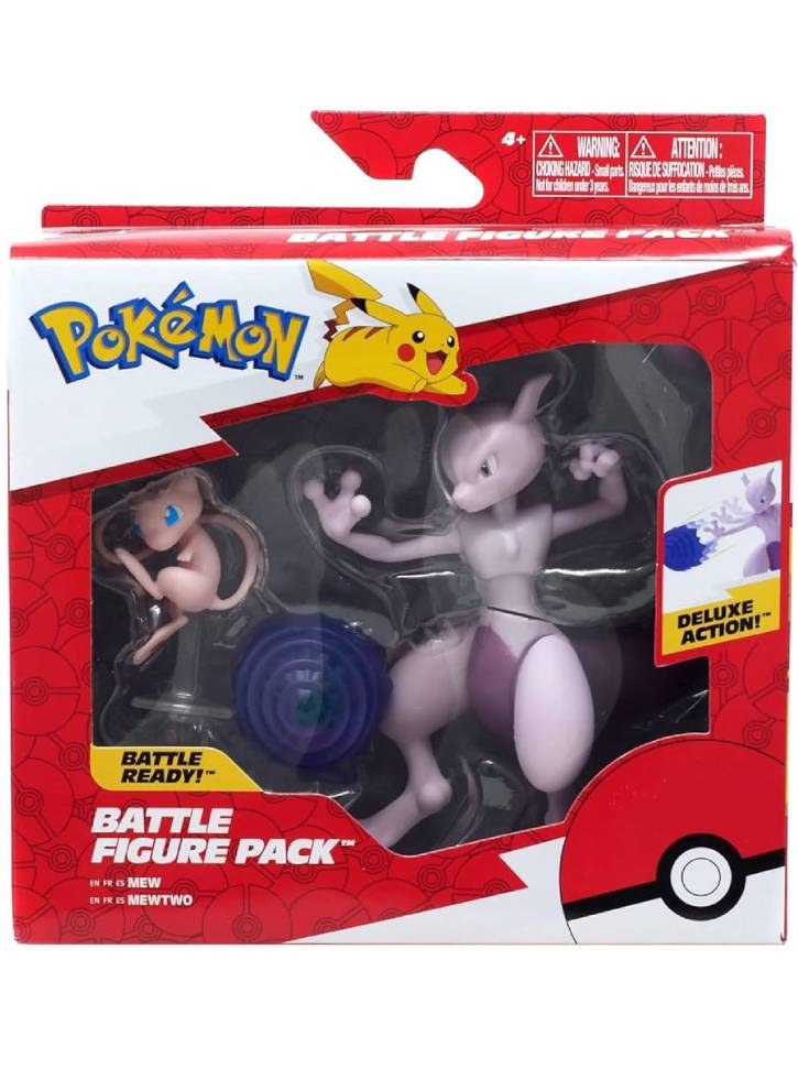 Figurina Pokemon Battle Mewtwo and Mew