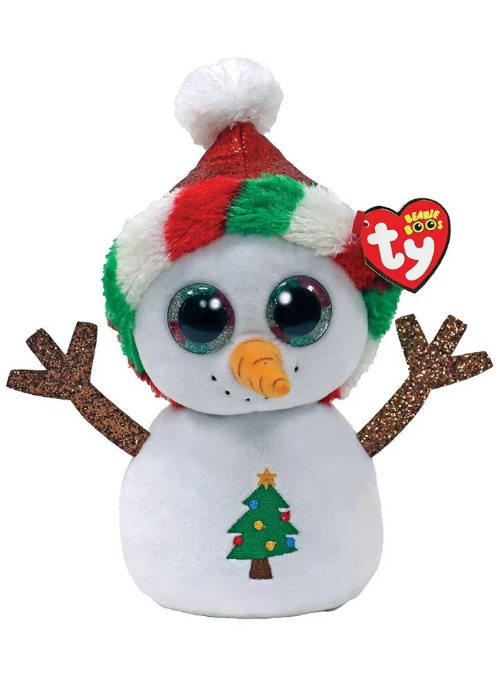 Plus TY Beanie Boos Winter Collection Misty the Snowman Regular 15cm (TY36533)