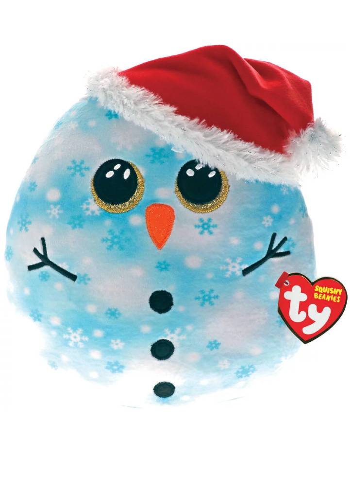 Plus Ty Squish a Boos Winter Collection Fleck the Snowman 35cm (TY39404)