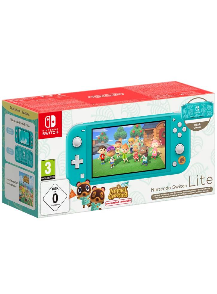 Consola Lite Animal Crossing Turquoise Special Edition - Nintendo Switch