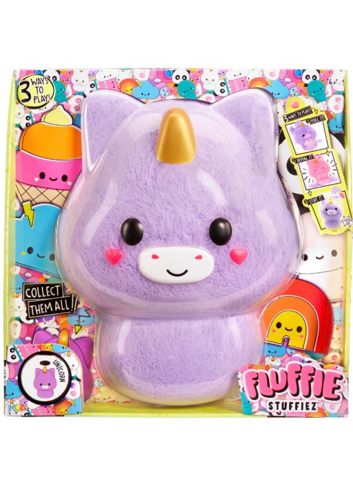 Plus MGA Fluffie Stuffiez Unicorn 27cm (594413EUC)