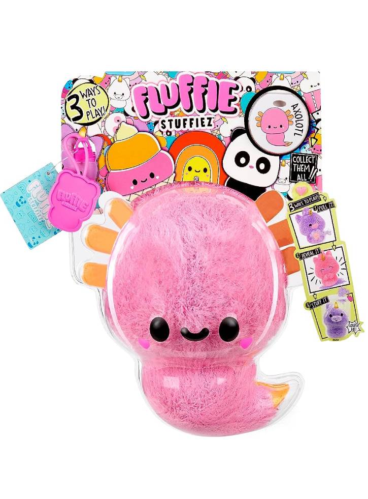 Plus MGA Fluffie Stuffiez Axolotl (594208EUC)
