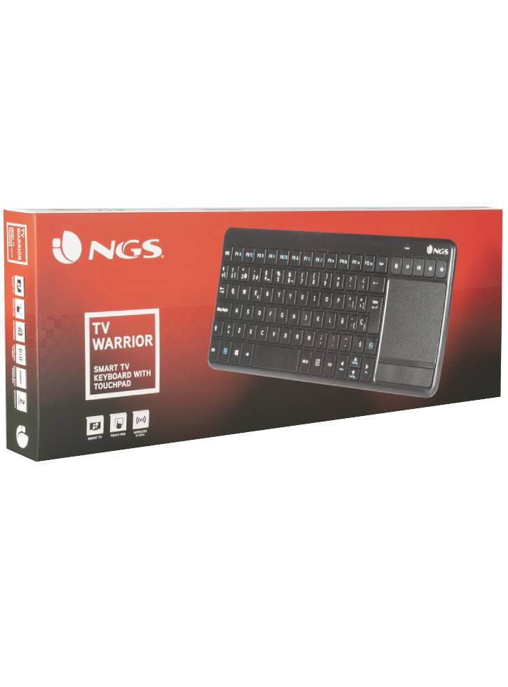 Tastatura Mini NGS TV Warrior & Black Pad