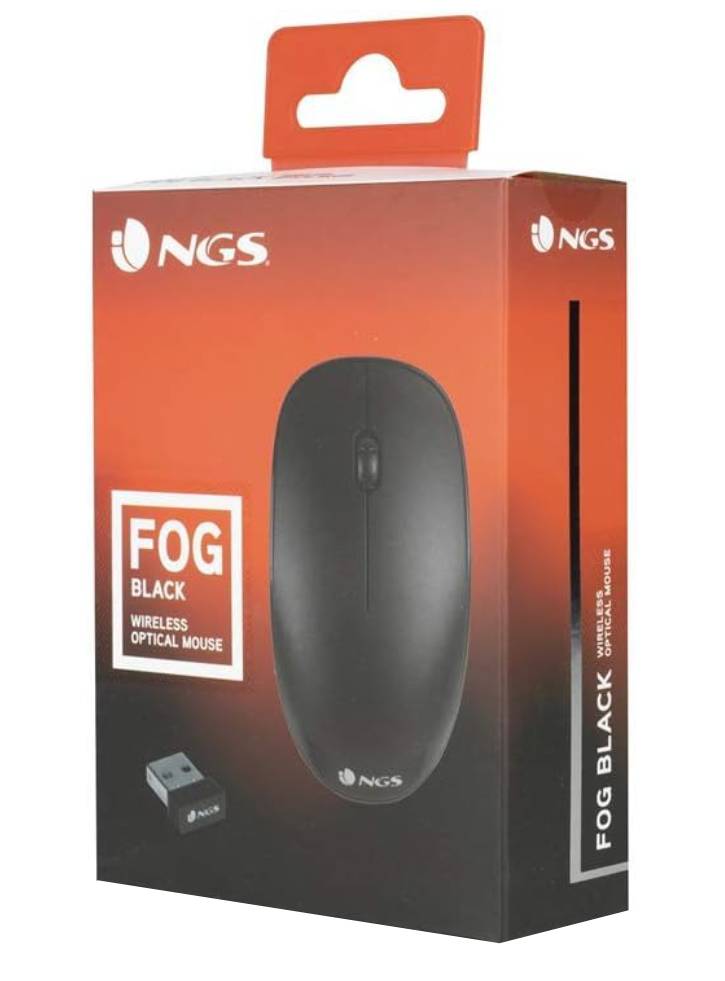 Mouse NGS Wireless Fog 1000dpi 2 Black