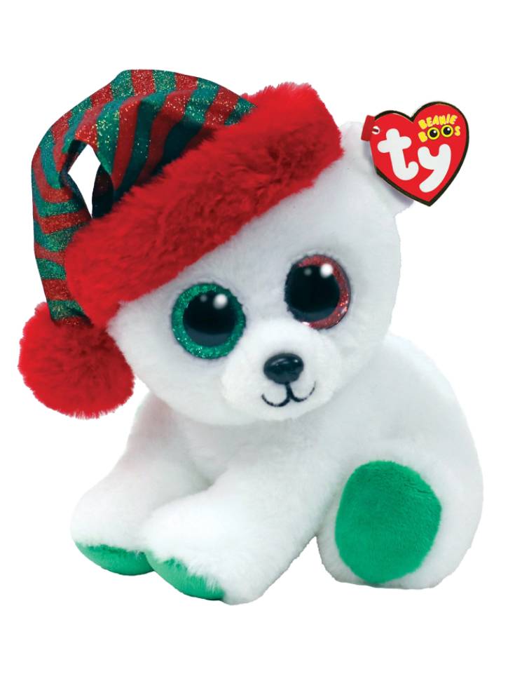 Plus Ty Beanie Boos Winter Collection Paxton The Polar Bear 15cm (TY36534)