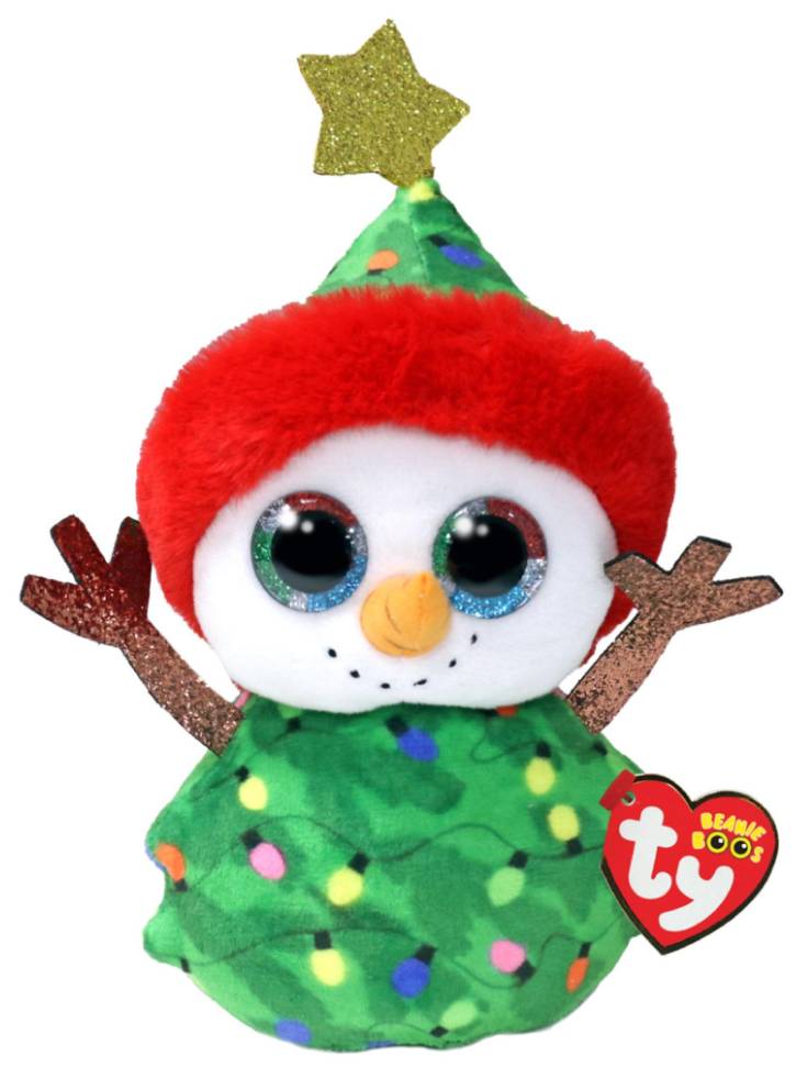 Plus Ty Beanie Boos Winter Collection Garland The Snowman 15cm (TY37317)
