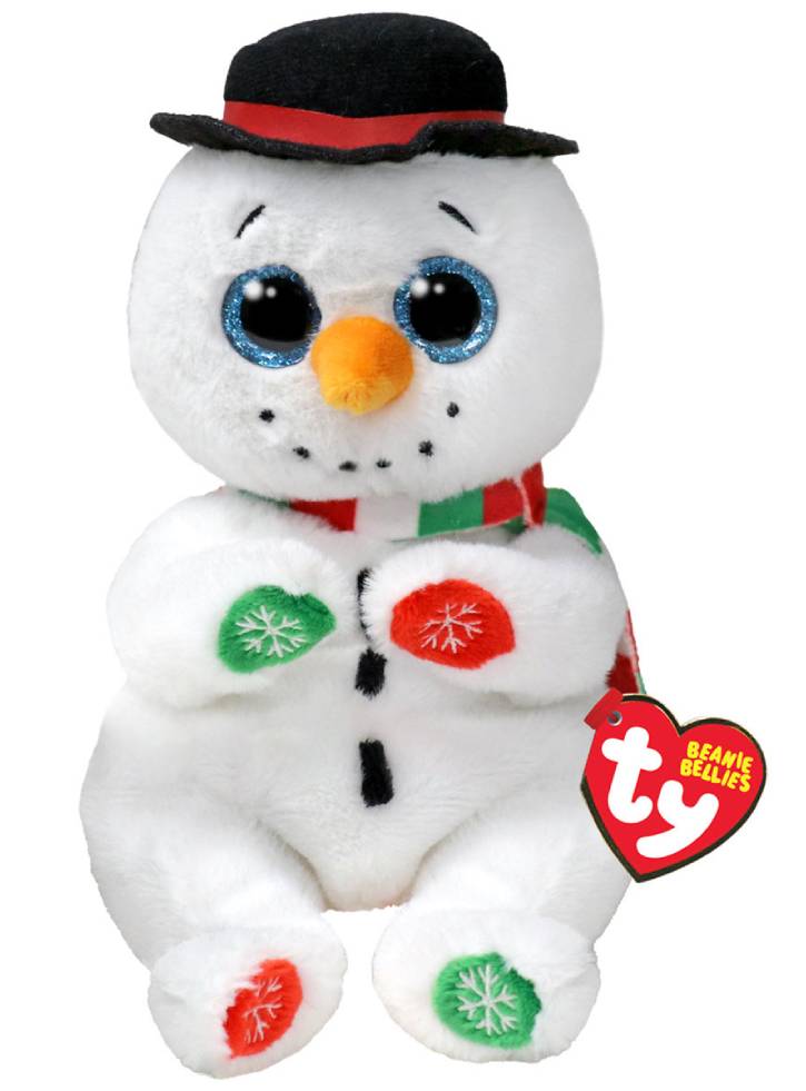 Plus Ty Beanie Bellies Winter Collection Weatherby The Snowman 15cm (TY41286)