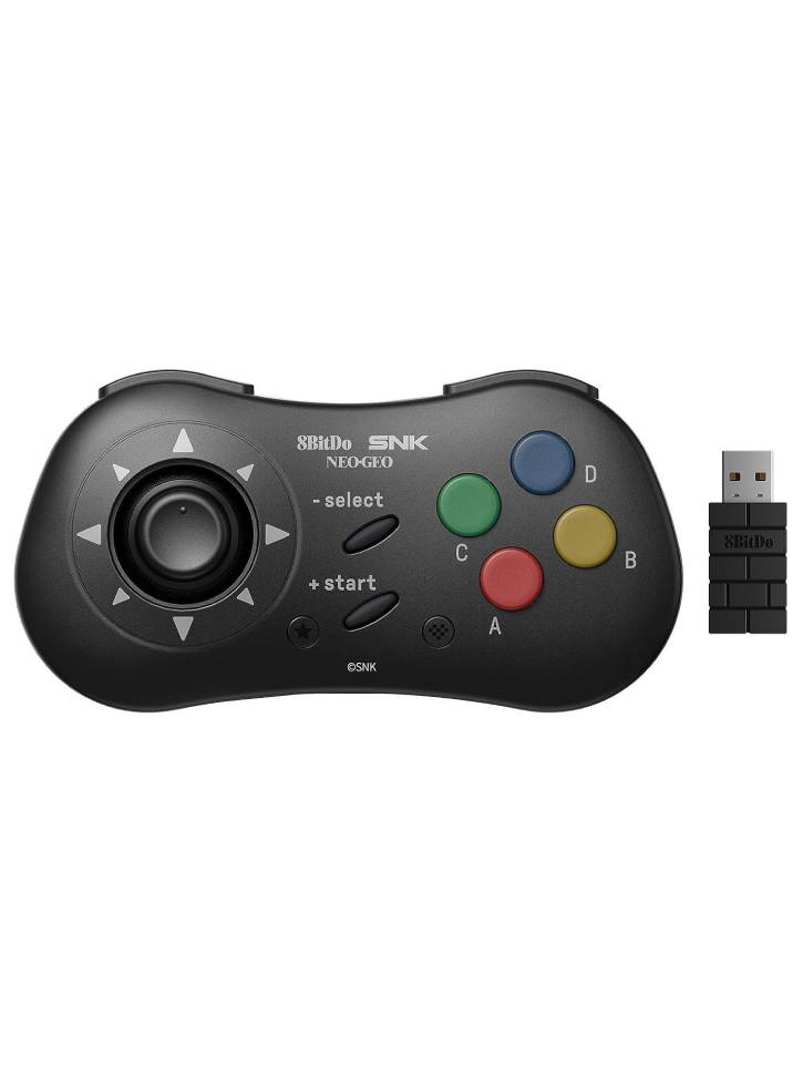 Controller 8BitDo NeoGeo Micro Wireless Pad Black