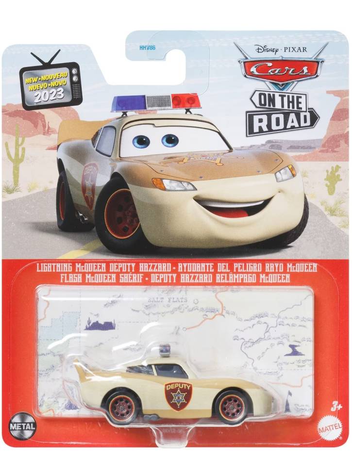 Disney Pixar Cars On the Road Lightning McQueen Deputy Hazzard (HKY55)