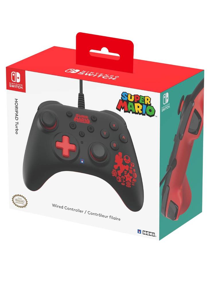 Controller Hori Turbo Mario - Nintendo Switch