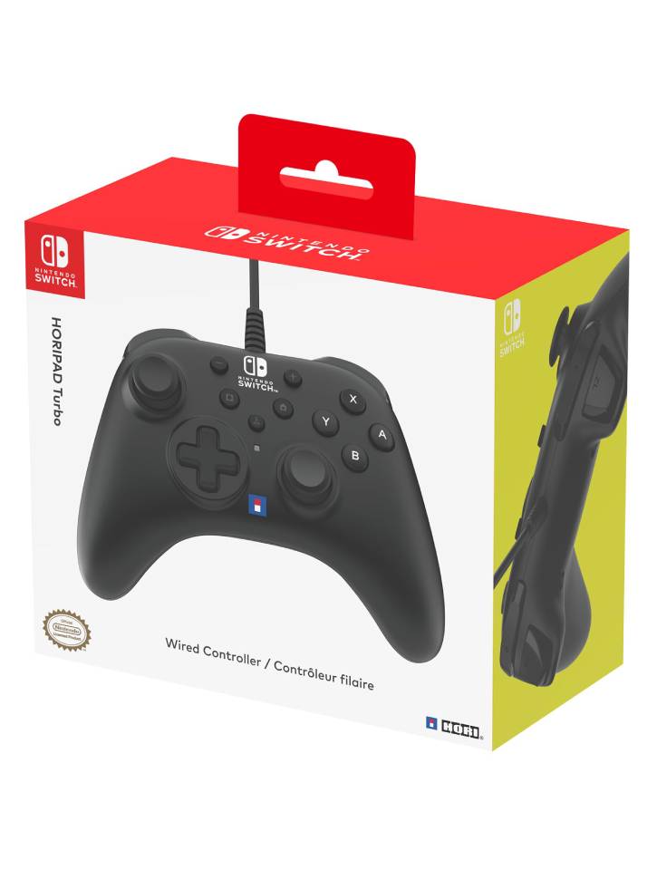 Controller Hori Turbo Black - Nintendo Switch