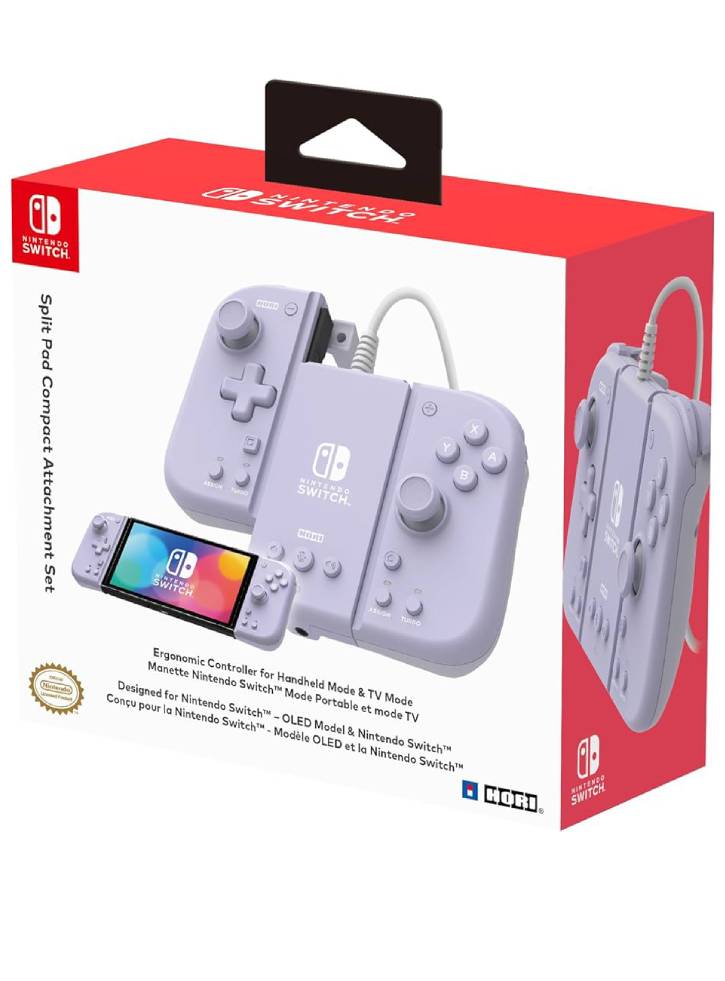 Controller Hori Split Pad Compact Attachment Lavender - Nintendo Switch