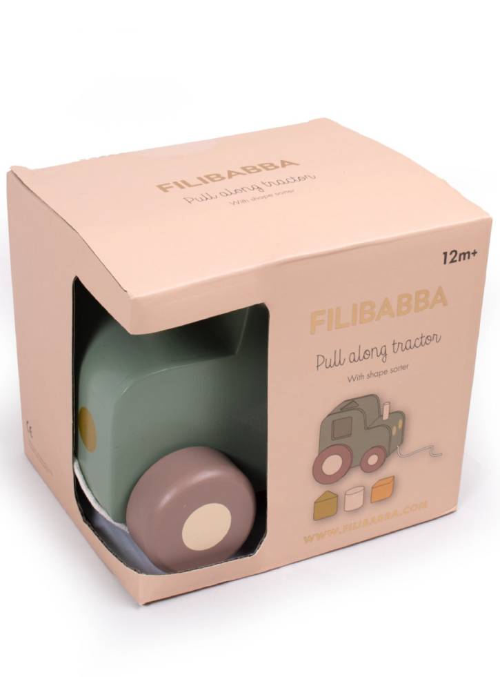 Tractor Filibabba Pull Along Shape Sorter (FI-02776)