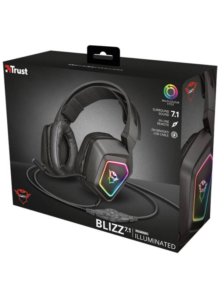 Casti Blizz 7.1 RGB Trust GXT450