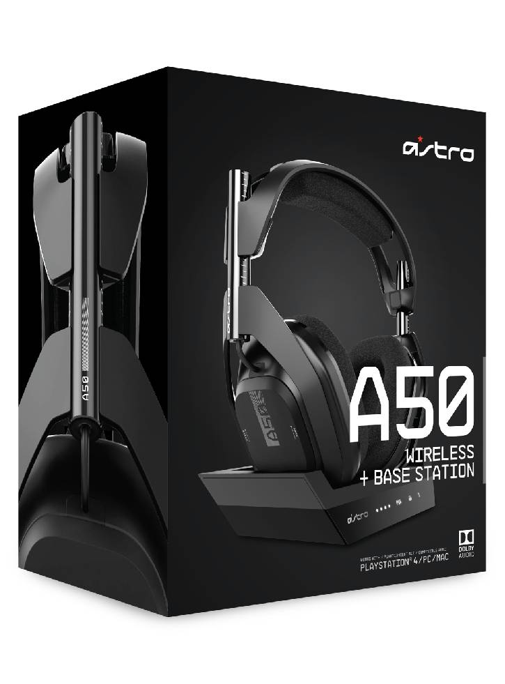 Casti Astro A50 Wireless + Base Station - PS4/PC