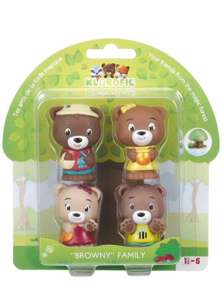 Figurine Timber Tots by Klorofil Browny Family