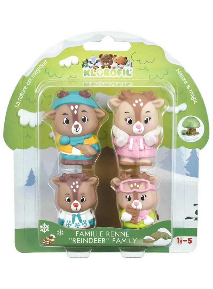 Figurine Timber Tots by Klorofil Renne Family