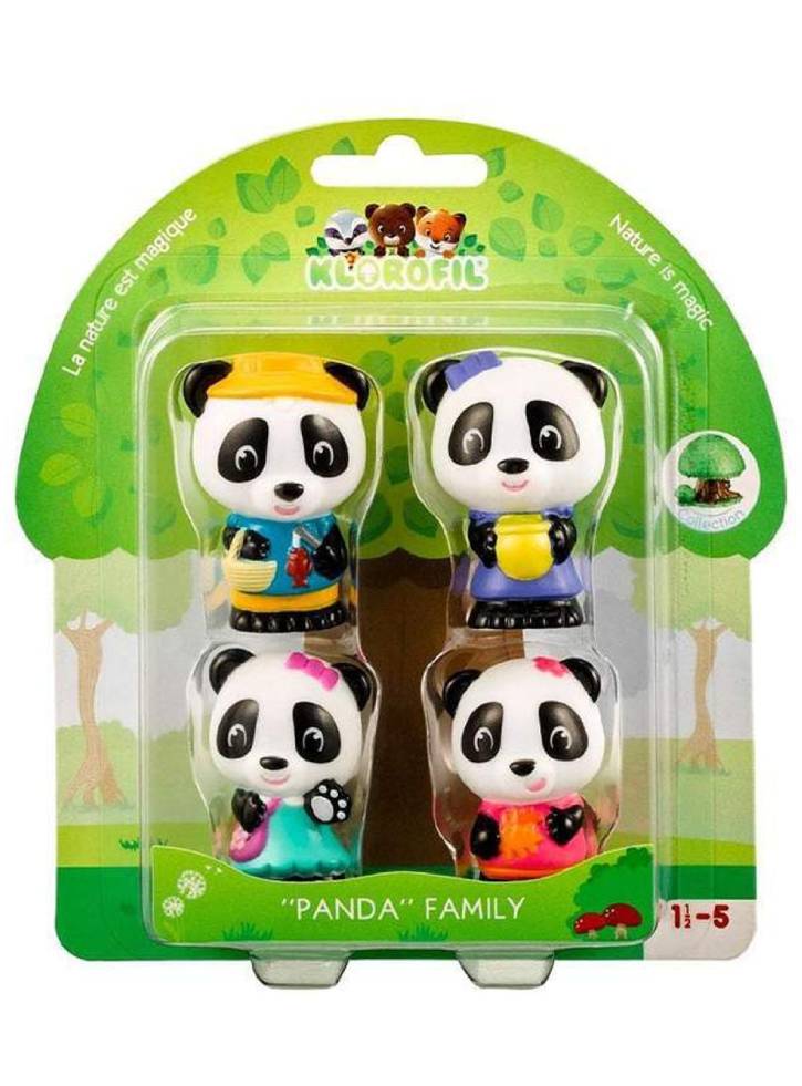 Figurine Timber Tots by Klorofil Panda Family