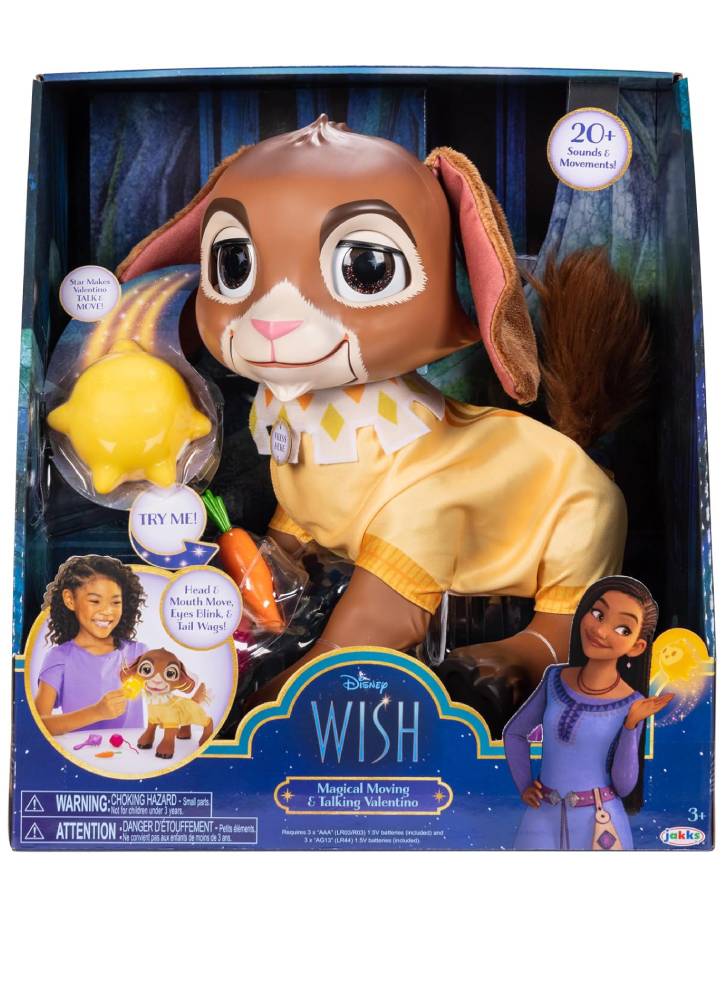 Papusa Disney WISH Interactive Valentino & Star Large (229714)