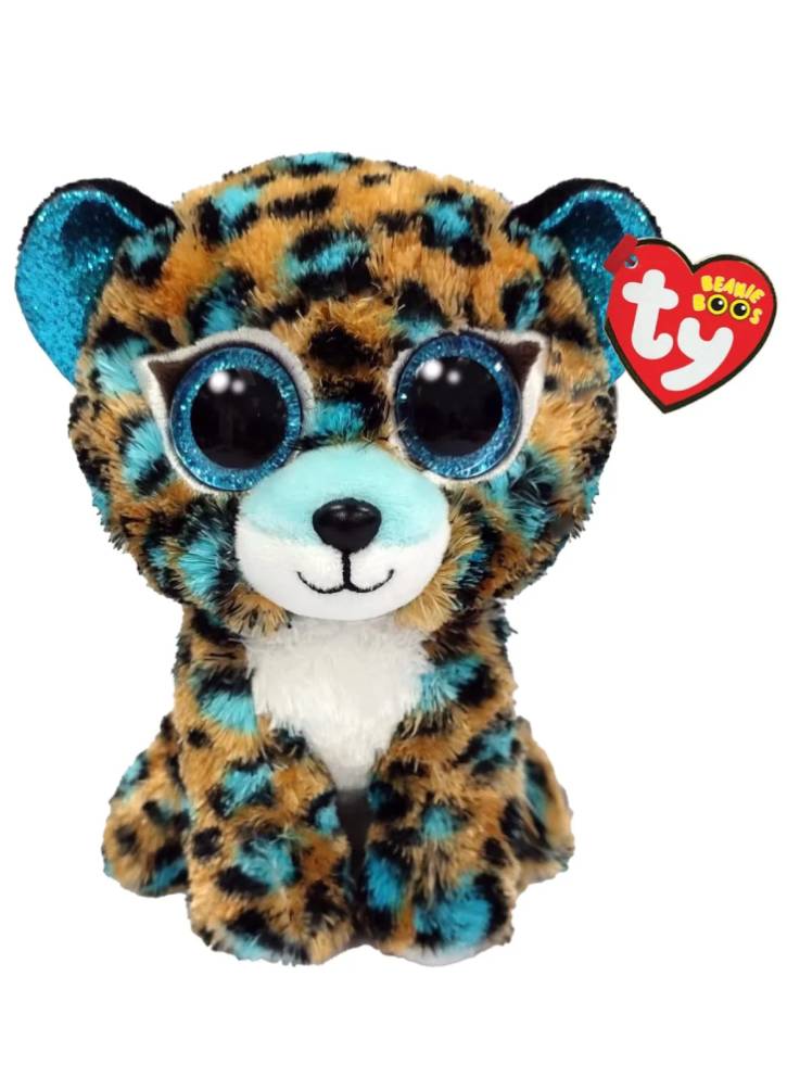 Plus TY Beanie Boos Cobalt The Blue Leopard 15cm (TY36691)