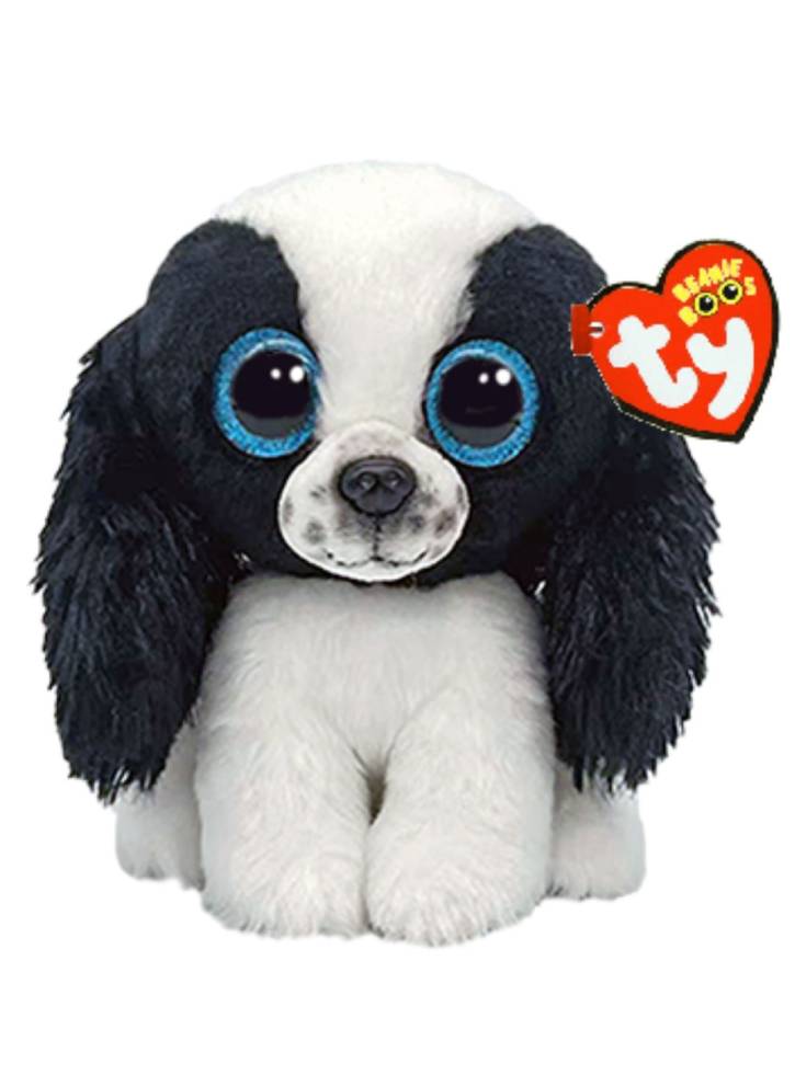 Plus TY Beanie Boos Sissy The Black/White Dog 15cm (TY36570)