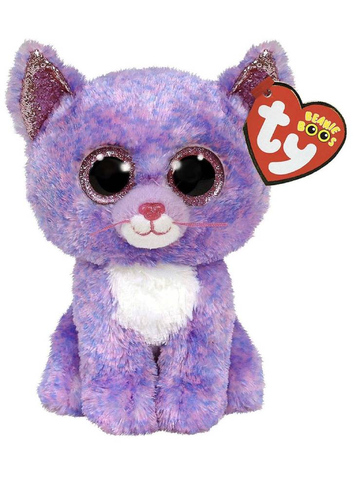 Plus TY Beanie Boos Cassidy The Lavender Cat 15cm (TY36248)