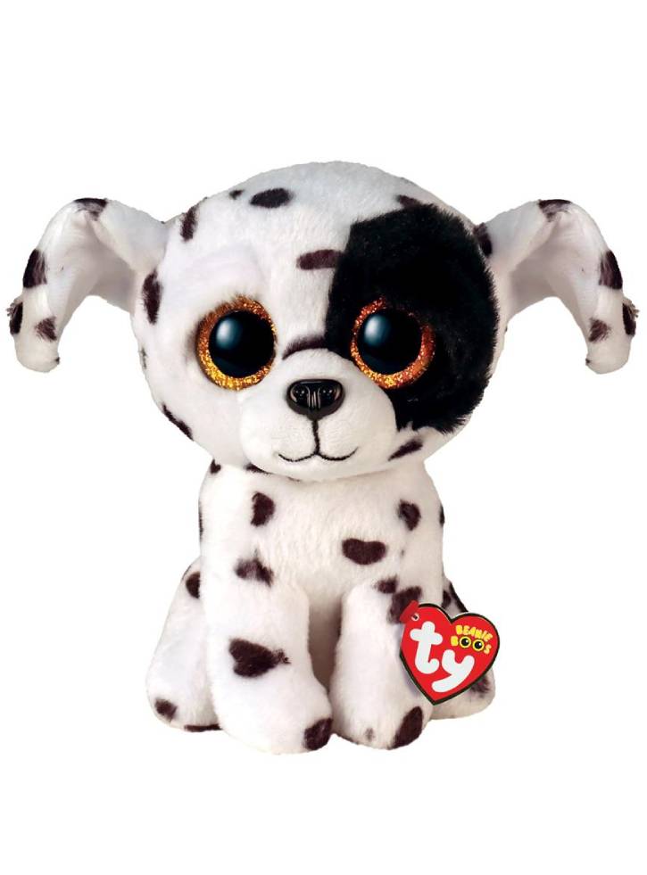 Plus TY Beanie Boos Luther The Spotted Dog 15cm (TY36389)