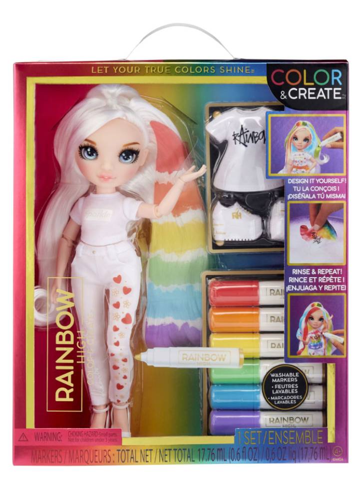 Papusa Rainbow High Color & Create Fashion (594123)
