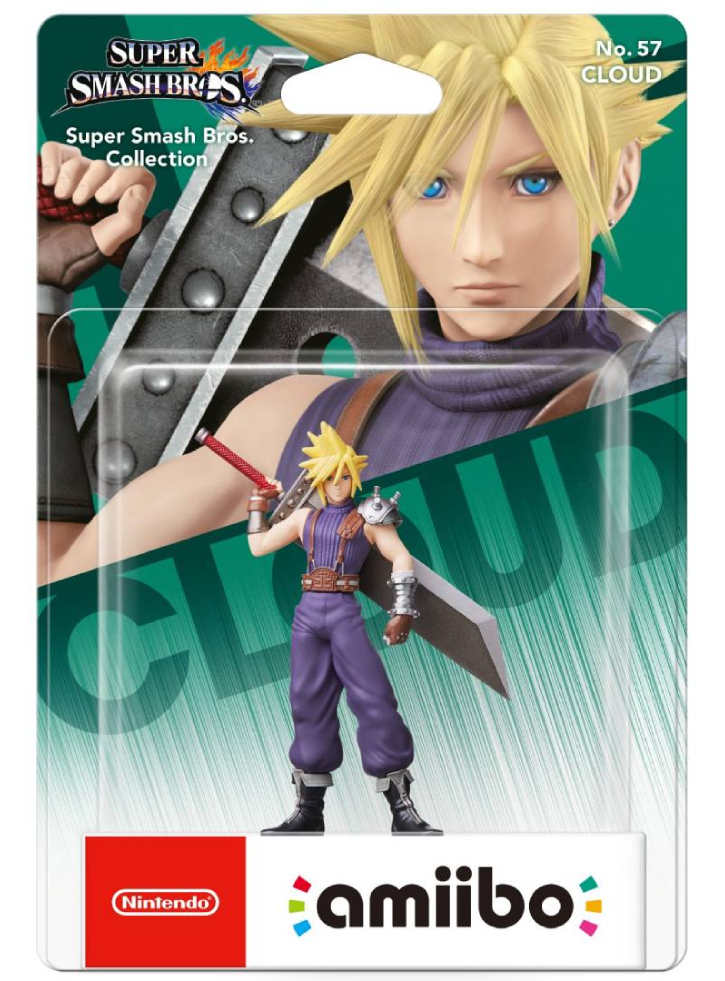 Figurina Nintendo Amiibo Character Cloud No. 57 (Super Smash Bros. Collection)