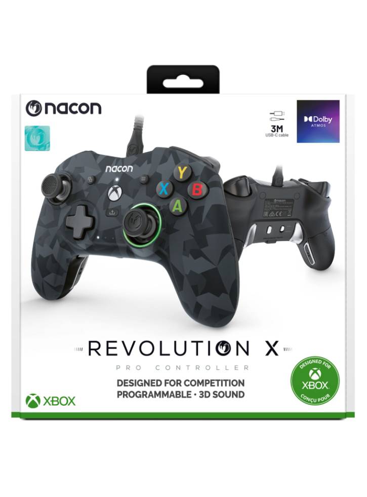 Controller Nacon Revolution X Pro Wired Como Grey - Xbox One